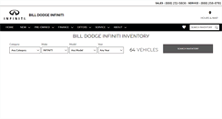 Desktop Screenshot of billdodgeinfiniti.com