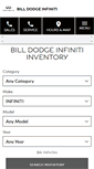 Mobile Screenshot of billdodgeinfiniti.com